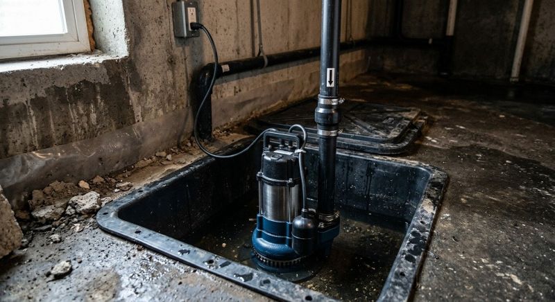 Sump Pump Plumbing in Manchester, NH