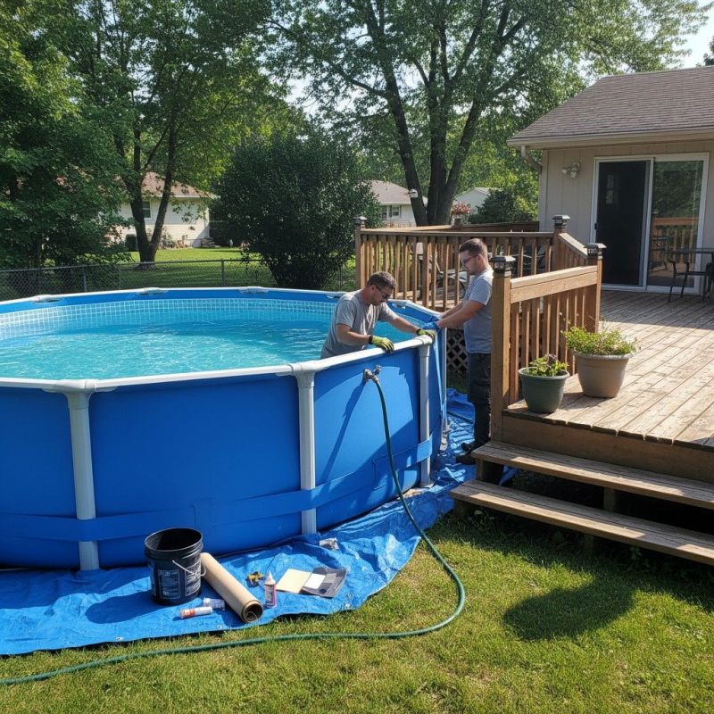 Pool Prep Ground Leveling
