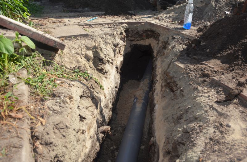 Drainage Trench Installation in Atlanta, GA