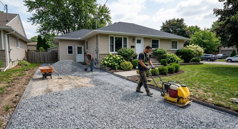 Gravel Laying in Calvert County, MD