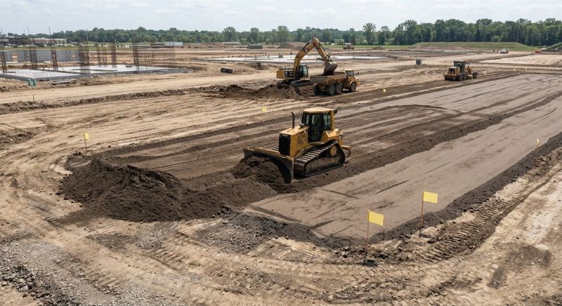 Parking Lot Excavation in Woodstock, GA