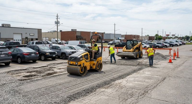 Parking Lot Leveling in Salt Lake City, UT