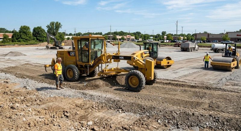 Parking Lot Leveling in Roswell, GA