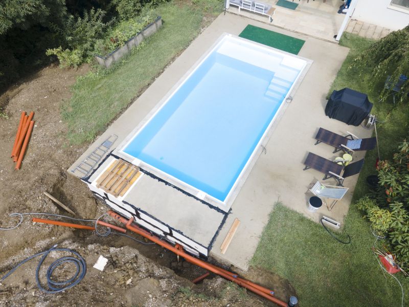 Pool Prep Ground Leveling